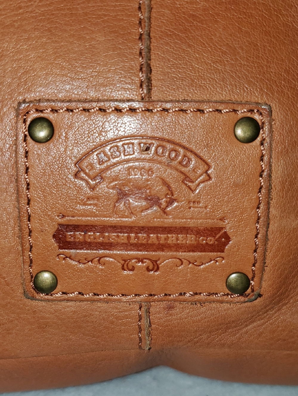 Ashwood Leather Studded Pockets Crossbody Bag - Picture 3 of 16